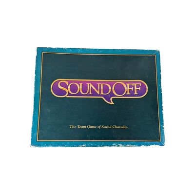 VINTAGE Sound Off Team Game of Sound Charades Western gebraucht