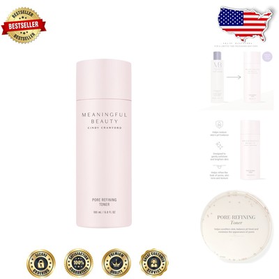 Pore Refining Toner, 6 Fl Oz - All Skin Types, Non-Greasy Refreshing Lotion