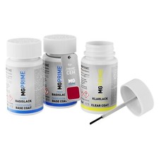 Autolack Lackstift Set für Jaguar CEH JBC332 Grenadier Red Grund Basis Klarlack
