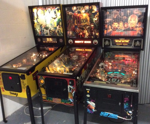 Star Trek The next Generation pinball machine just serviced. Fully working