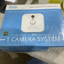 Blink Battery Powered Indoor HD Video Smart Home Security Camera System White 