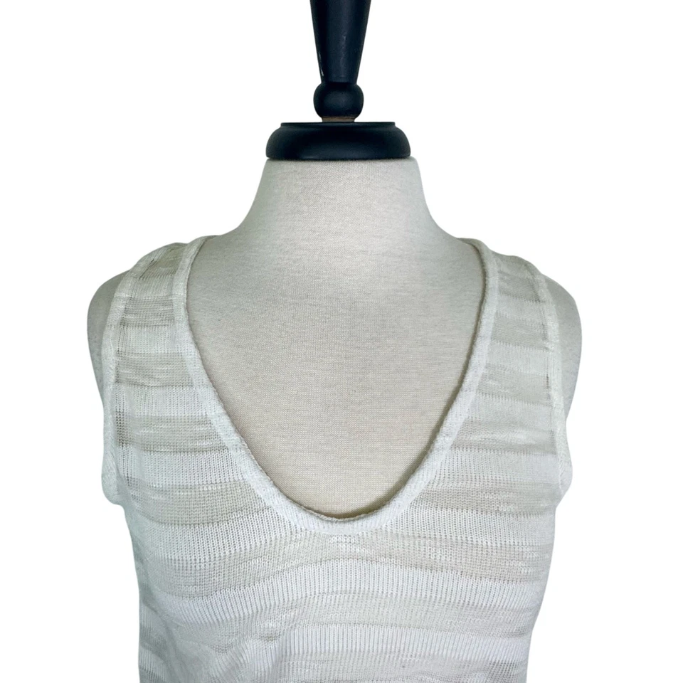 Traje de baño de playa OAKLEY transparente ligero a rayas sin espalda cubierta para mujer talla L Foto 3 de 4