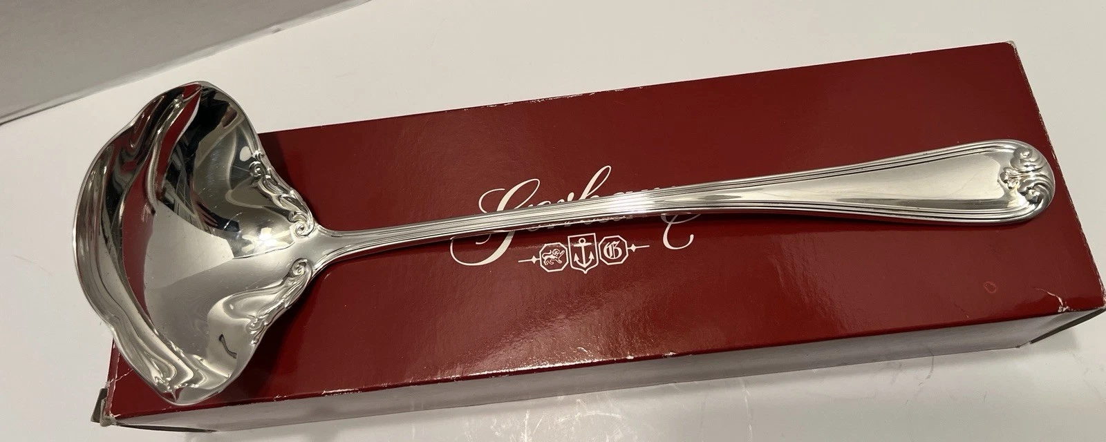Vintage Gorham Heritage Silver Plated Punch Ladle YH501 L13 - Mint Condition