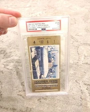 Tim Brown NCAA Debut PSA 1.5 Ticket Stub Notre Dame vs. Purdue 9/8/1984 Raiders