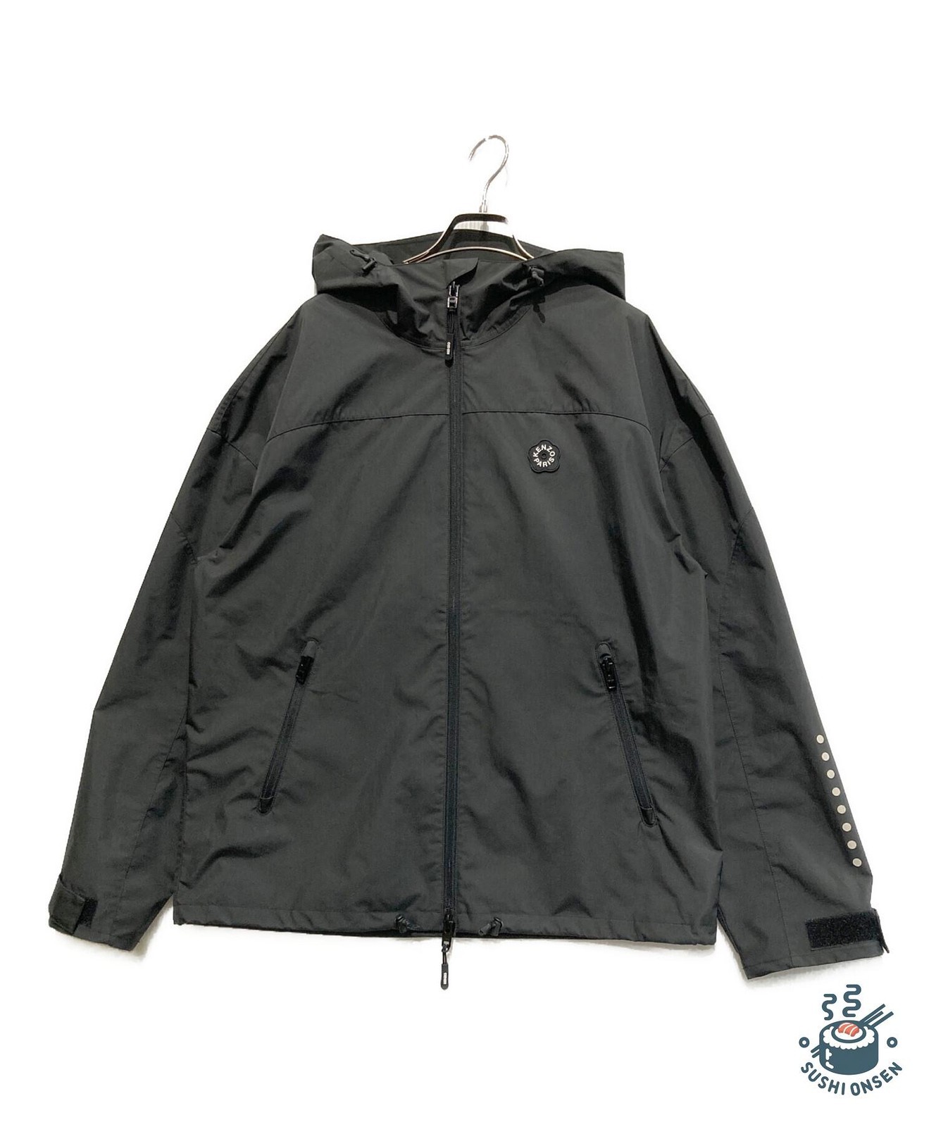 KENZO Boke Flower 2.0 Windbreaker Size: S Black Men FF55BL1759NB