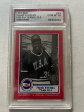 1987 BDK Pan Am Team USA Frank Thomas PSA 10 RC