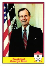1991 Pacific Desert Shield Cards - #1 President George Bush - 41st President