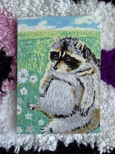 ACEO print &ldquo;full & unbothered&rdquo; Original Art Print By Winkycreations 2.5&rdquo;x3.5&rdquo;