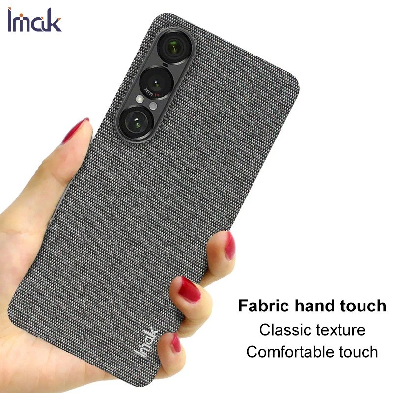 Imak 布料布纺织塑料后壳适用于索尼 Xperia 10 1 Vii 2025 10 Vi - 第 18/24 张图片