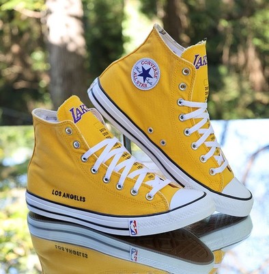 Converse Chuck Taylor All Star Hi NBA Lakers Men's Size 10.5