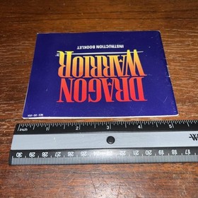 Manual Only For Dragon Warrior NES - No Game - Manual Only - Used Shape