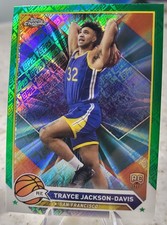 2024 Topps Chrome Trayce Jackson-Davis Green Logo Fractor #176