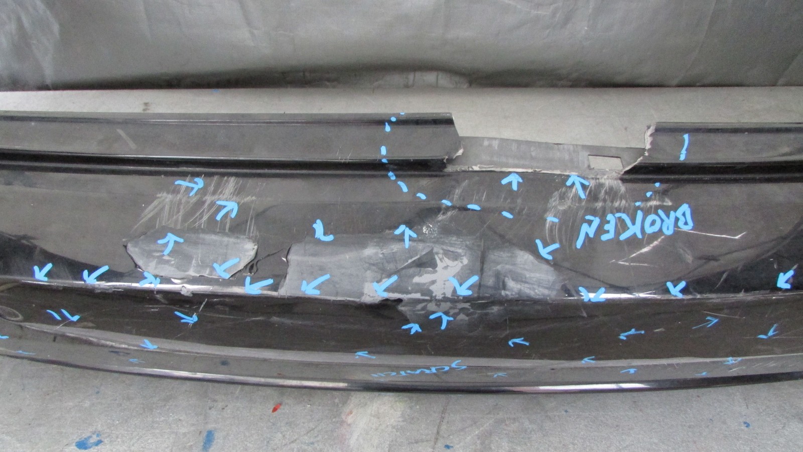 2014-2020 MASERATI QUATTROPORTE Bumper Cover - Rear OEM NO SHIPPING 47036