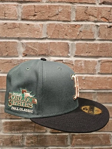New Era 59Fifty Boston Red Sox MLB Club Fitted Hat Size 7 5/8, 2013 WS