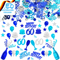 Konfetti 60 Geburtstag Deko, 60 Tischdeko Geburtstagdeko Confetti,Streudeko 60.