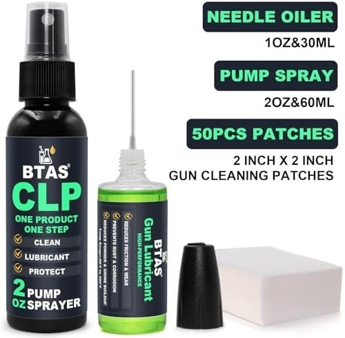 Gun Cleaner and Lubricant CLP Gun Oil Cleaning Kit Universal Spray Solvent