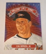 Donruss 1992 Triple Play Cal Ripken Jr Orioles Gallery of Stars Insert #GS-11