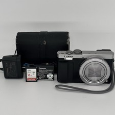 Panasonic Lumix DMC-ZS50 12.1MP Digital Camera Damaged Screen - Works READ 