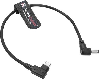 Right Angle USB-C Type-C PD to DC Power Cable PD Charging Cable for Blackmagic