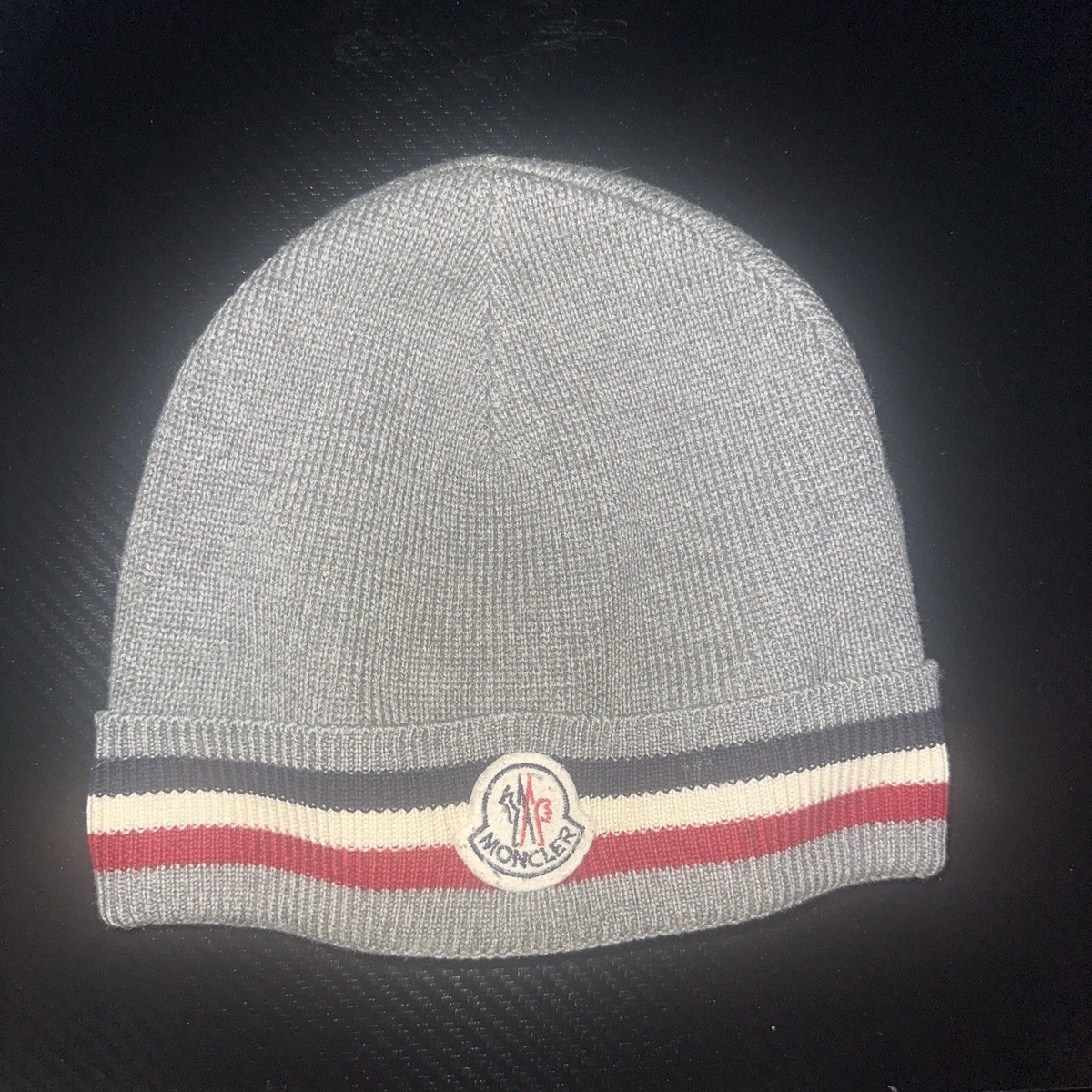 Moncler Gray Men's Beanie for sale | eBay