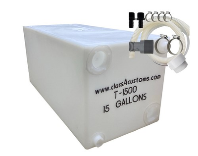 #ad #ad 15 Gallon Fresh Gray Water Holding Tank amp; Basic Plumbing Kit T 1500 BPK $118.99