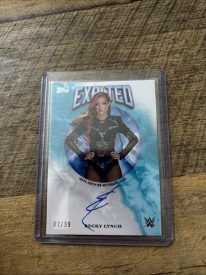 2025 Topps Exalted WWE Wrestling : BECKY LYNCH on card AUTO AUTOGRAPH 2/99  