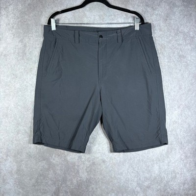 Helly Hansen Shorts Mens 34 Grey Hiking Outdoor Performance Stretch Lightweight