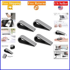 4-Pack Black Rubber Laptop  Keyboard Stand Risers, Portable  Ventilated