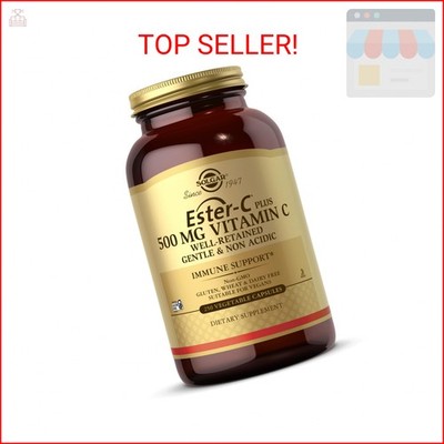 Solgar Ester-C Plus 500 mg Vitamin C (Ascorbate Complex), 250 Vegetable Capsules