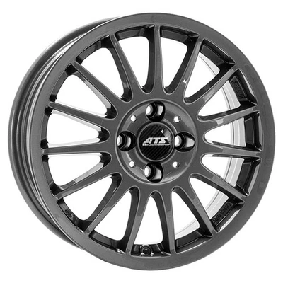 ALUFELGE ATS STREETRALLYE FUR LANCIA MUSA 2004-2012 6.5 16 4 98 35 DARK GREY 3TP - Bild 1 von 4