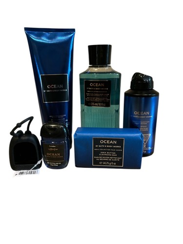 Bath & Body Works Ocean 7-teiliges Geschenktüten-Set - Körperspray, Creme, Gel, Seife - Bild 2 von 3