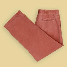 Murray's Toggery Shop Nantucket Red 100% Cotton Flat Front Chinos 40x30