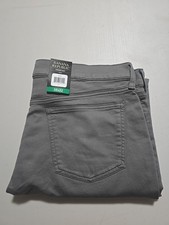 Banana Republic 5 Pocket Pant Slim Fit Stretch Fabric Comfort Gray 38x32
