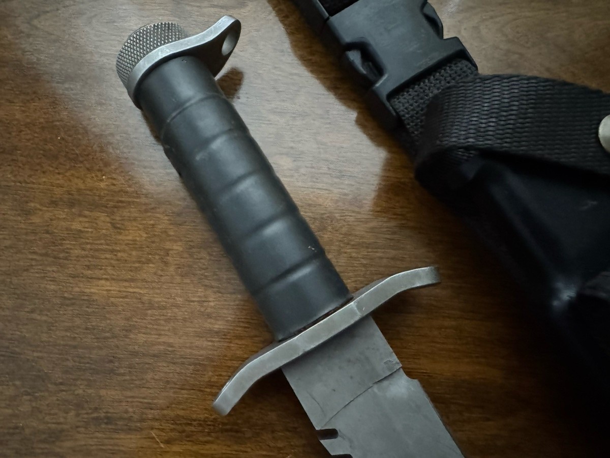 Vintage Buck 184 Fixed Blade Survival Knife Made In USA | eBay