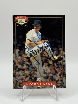 Sparky Lyle 1994 Nabisco All Star Legends Auto New York Yankees