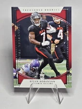 2023 National Treasures Treasured Rookies Bijan Robinson TRC-BRN 25 /99 RC Card