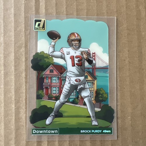 Brock Purdy #4 2024 Clearly Donruss Downtown card