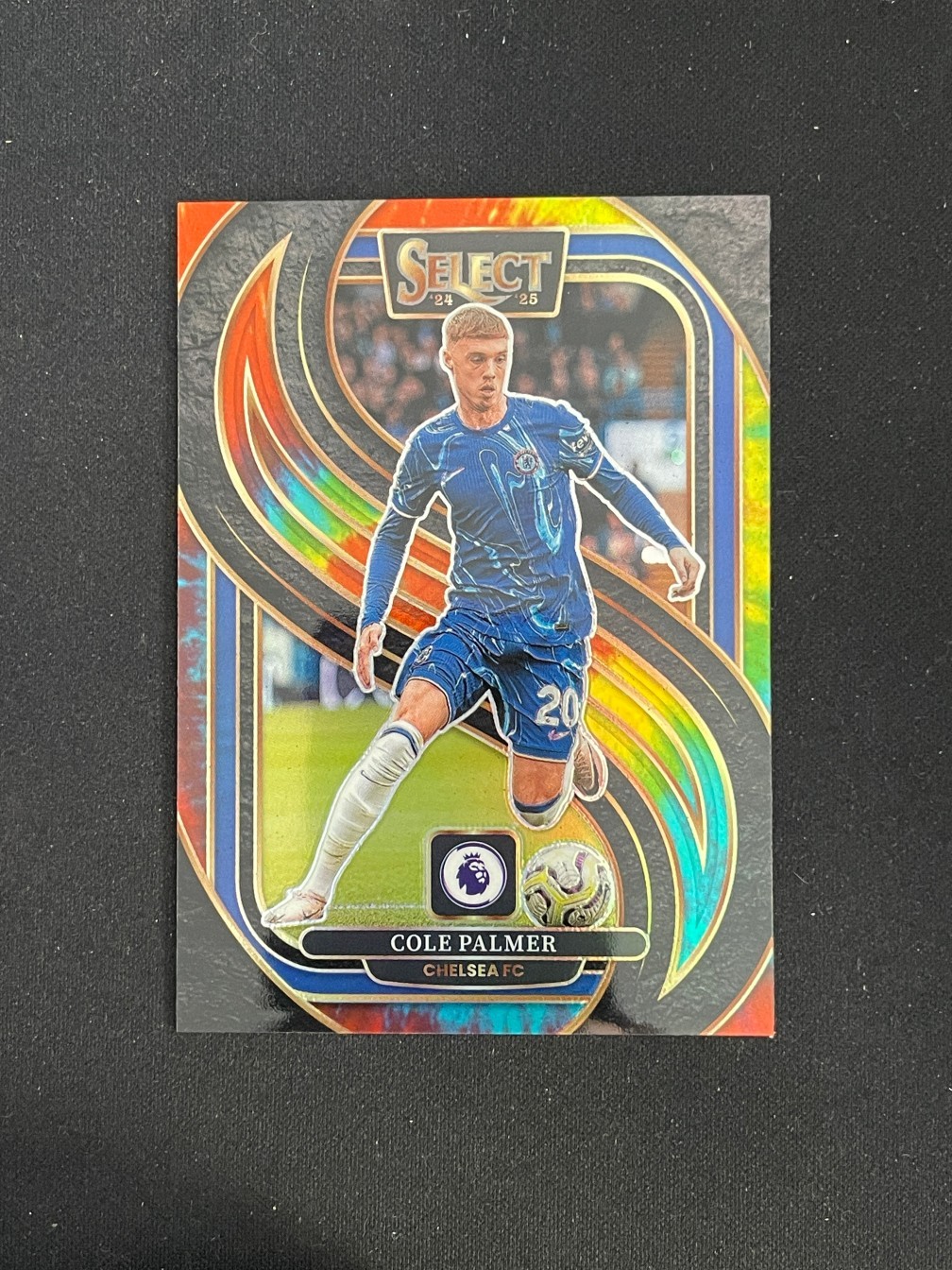 Cole Palmer 2024-25 Panini Select EPL Mezzanine Tie-Dye Prizm 03/25 #182