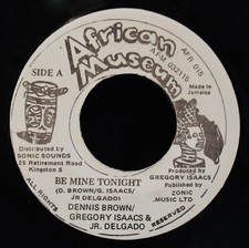 GREGORY ISAACS & DENNIS BROWN ✦ Be Mine Tonight ✦ Reggae Dub 45~AFRICAN MUSEUM