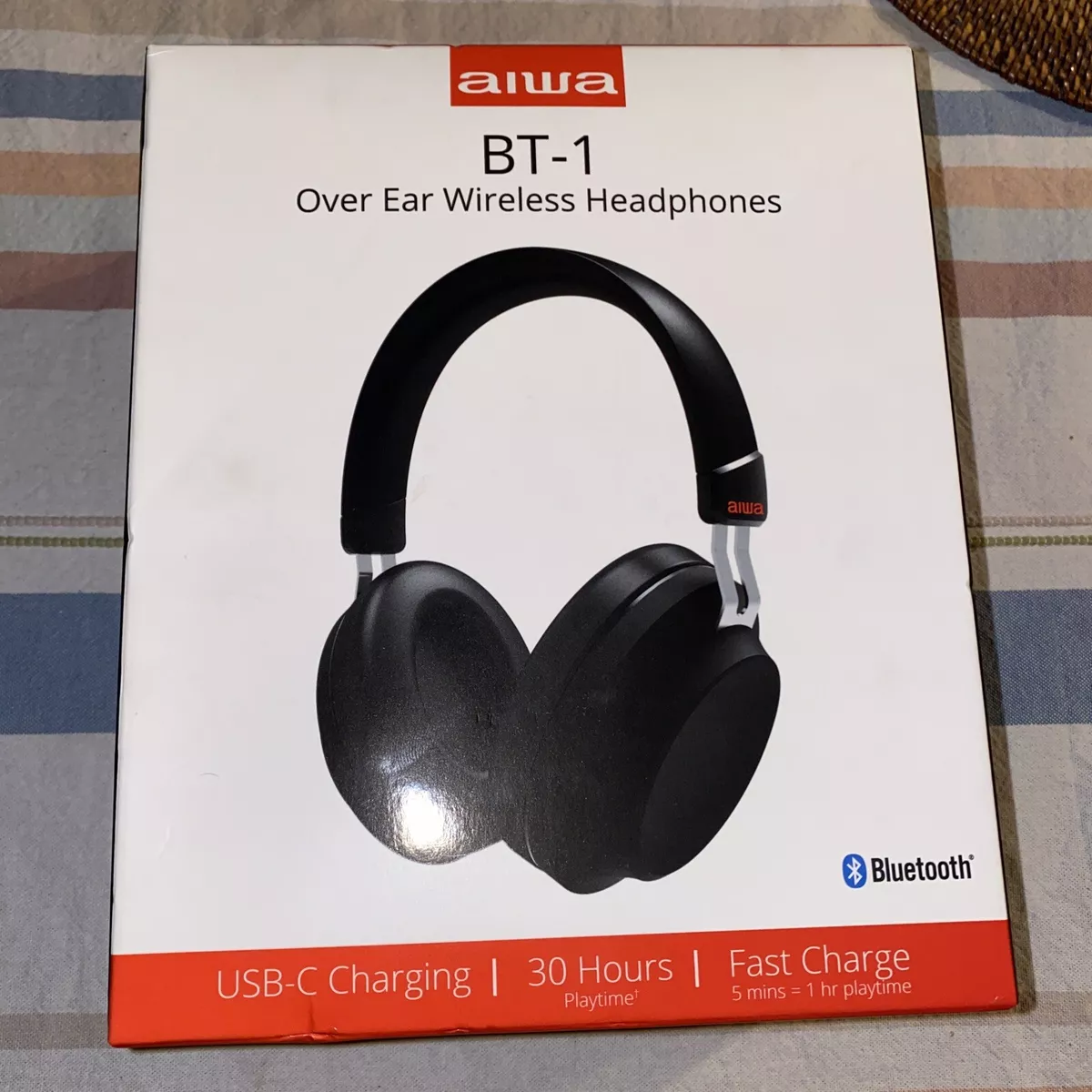 AIWA BT 1 Over Ear Wireless Bluetooth Headphones