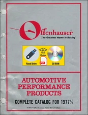 Offenhauser 1977 1/2 Speed Equipment Catalog PDF File USB Flash Drive
