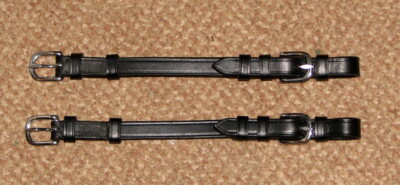 FSS Wangenstück Wangenstück silber OVALE SCHNALLE passend Trense 1/2'' 13mm SCHMAL