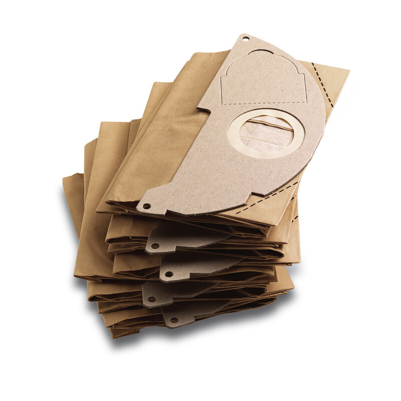 Sac aspirateur Karcher papier haute filtration contre poussière fine lot de 5