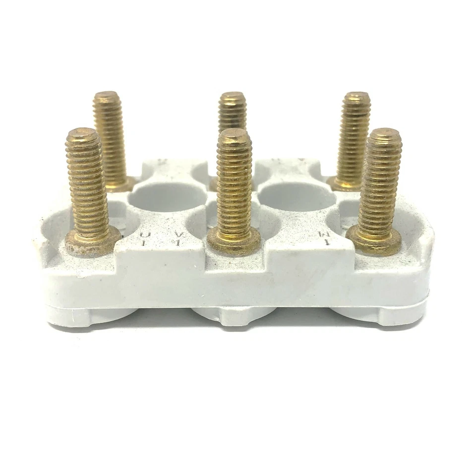 Terminal Block, 6 Posts, 25A, 56 x 36 mm, P/N: 407G - Image 2 of 3