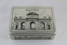 Vintage Tin Box Chocolates D'Etiqueta Puerta De Alcala Year 1994