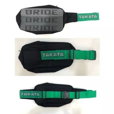 JDM BRIDE POCH BAG TAKATA BAG Takata Racing Shoulder Bag Green