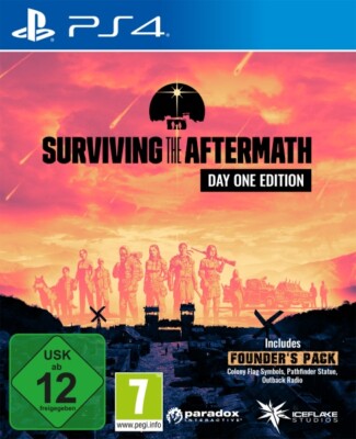 Surviving The Aftermath Day One Edition (PS 4) komplett, Zustand SEHR GUT