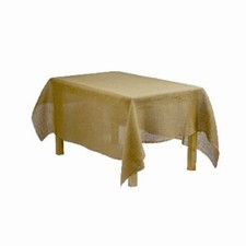 Tablecloth Burlap Natural Square 90 Inch By Broward Linens