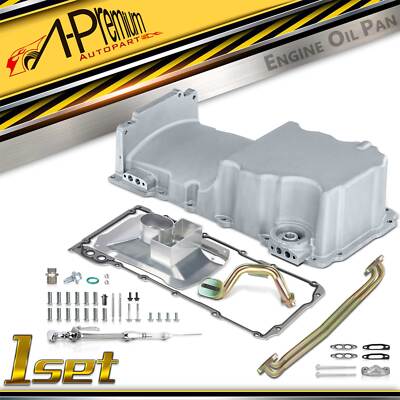 A-Premium Wet Sump Retrofit Engine Oil Pan Front for Chevy LS LS1 LS2 LS3 LSX