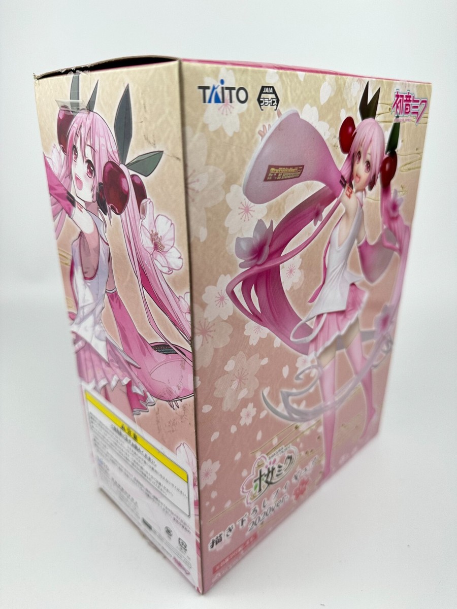 Sakura Miku Figure 2020 Ver. Taito 19cm Hatsune Miku Sakura Miku Figure 2020 Ver. Taito 19cm Hatsune Miku
